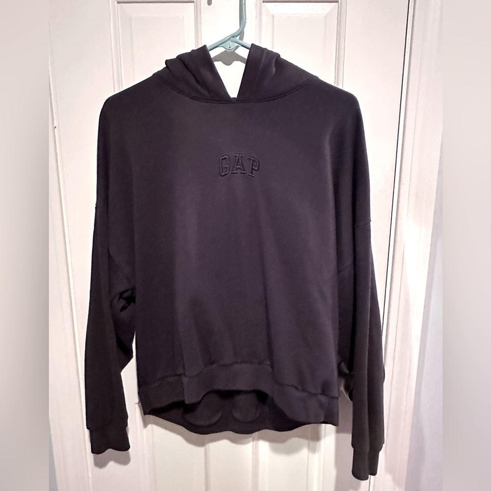 Gap Black Hooded Sweatshirt